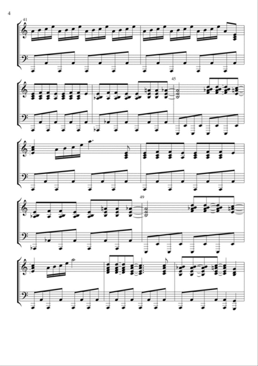 Money, Money, Money Money, Money, Money Piano Solo scores gallery preview page 4