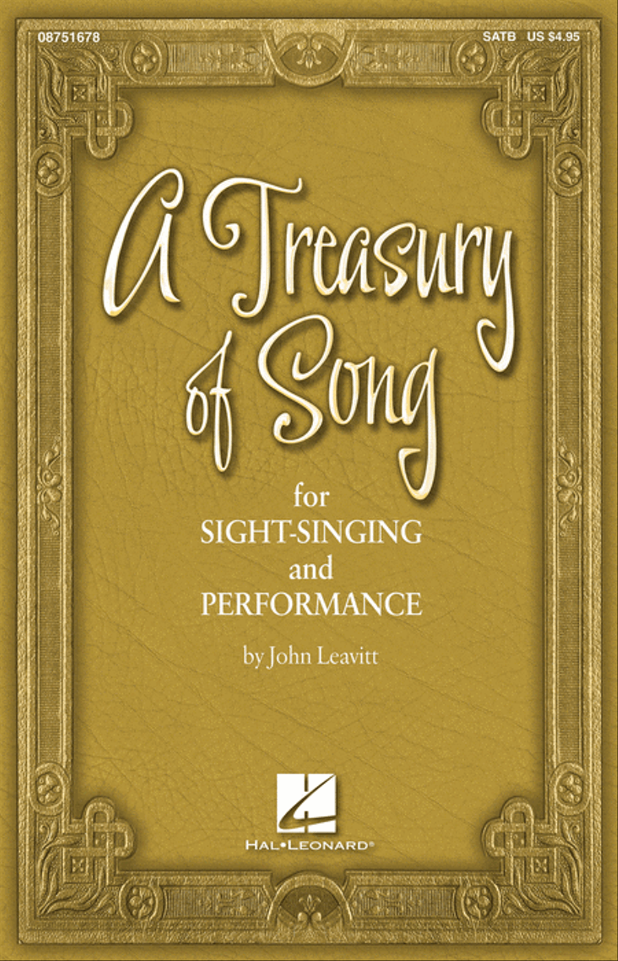 A Treasury of Song for Sight-Singing and Performance 4-Part scores gallery preview page 1