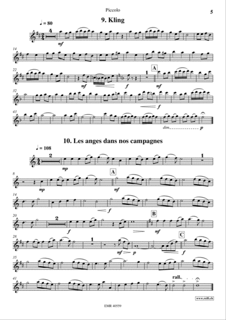 18 Christmas Songs 18 Christmas Songs Piccolo scores gallery preview page 6