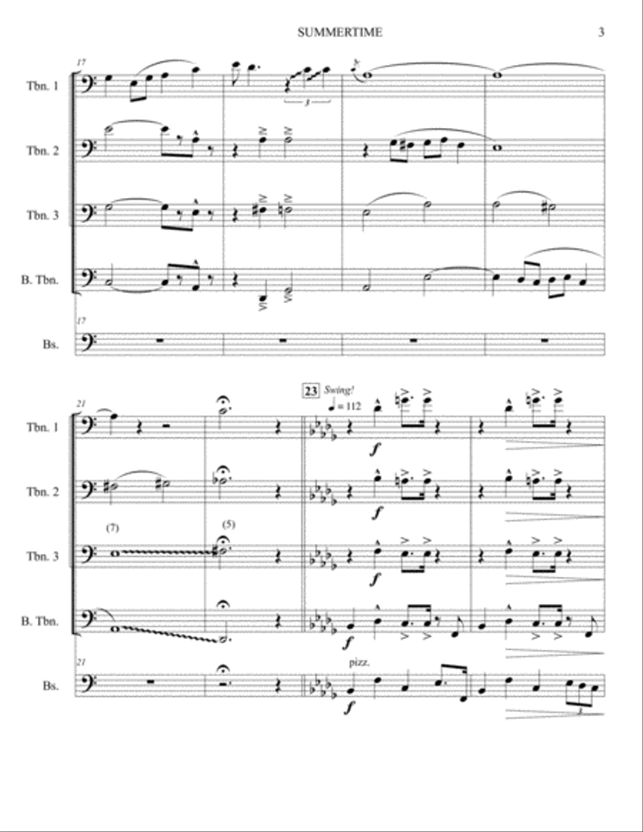 Summertime Brass Ensemble scores gallery preview page 3