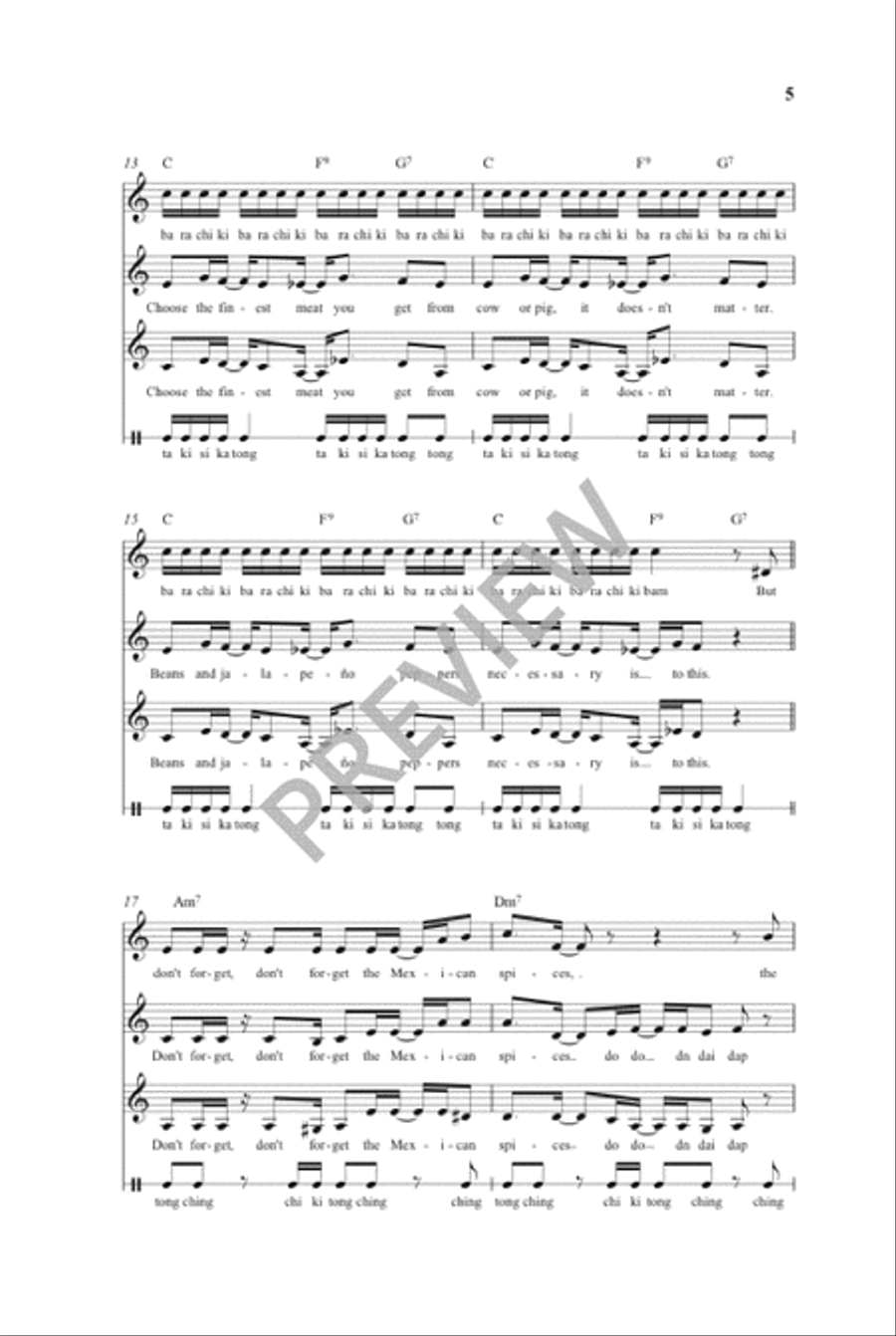 Chili Con Carne - SSA SSA scores gallery preview page 4