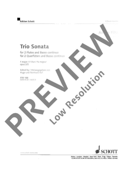 Trio Sonata F major