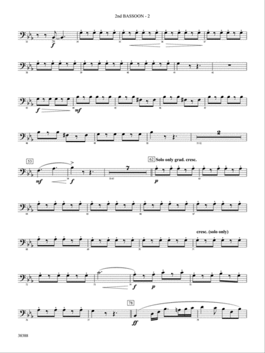 Napoli: 2nd Bassoon Concert Band scores gallery preview page 2
