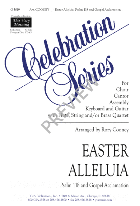 Easter Alleluia: Psalm 118 and Gospel Acclamation [for the Great Vigil]