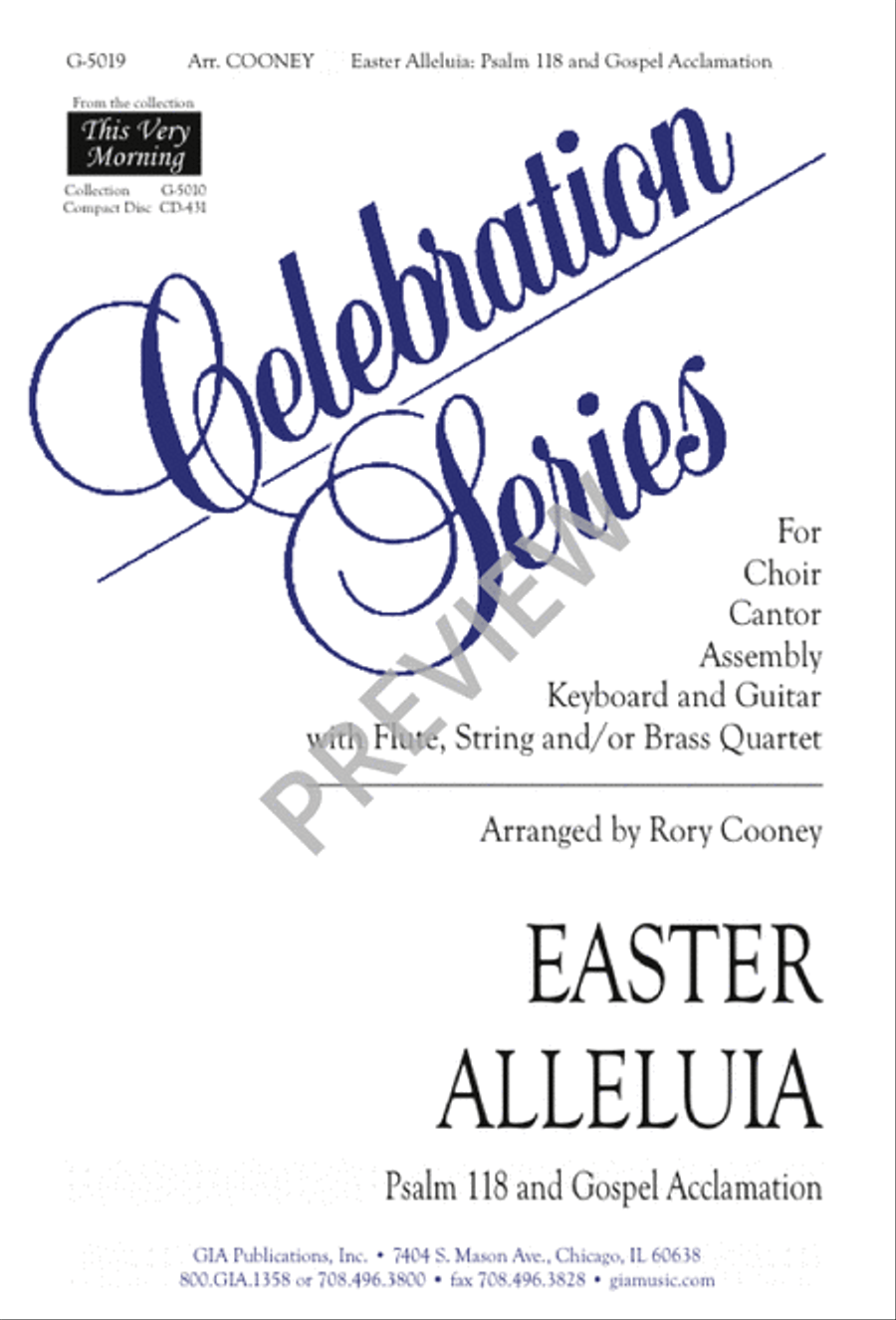 Easter Alleluia Easter Alleluia 4-Part scores gallery preview page 1
