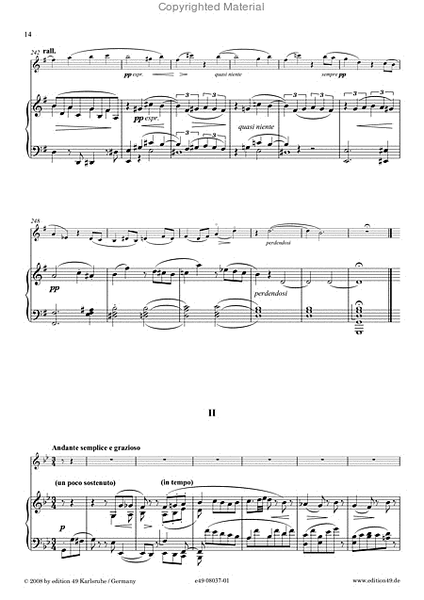 Sonatine G-Dur fur Violine und Klavier op.64