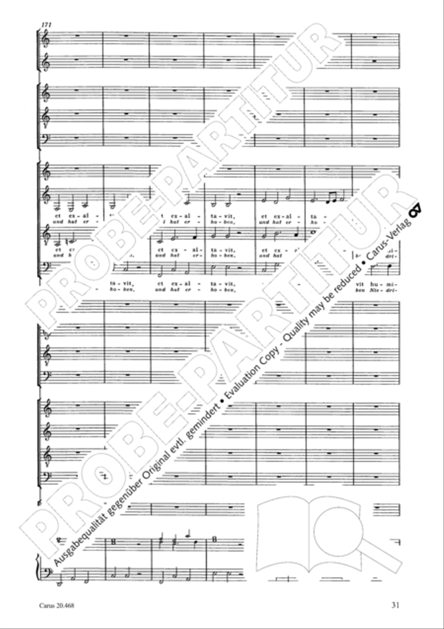 Uppsala-Magnificat 4-Part scores gallery preview page 32