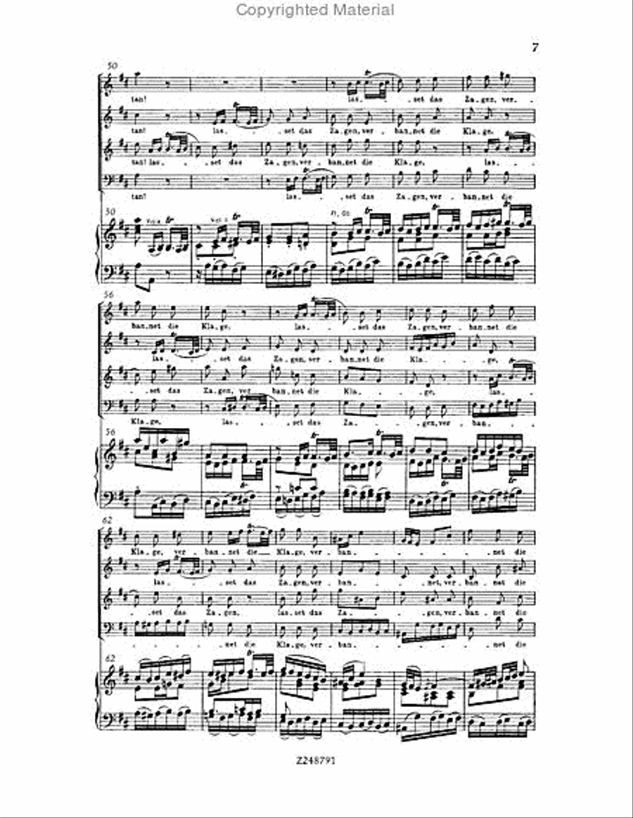 Christmas Oratorio, BWV 248 Choir scores gallery preview page 6