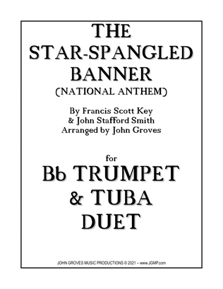 Book cover for The Star-Spangled Banner (National Anthem) - Trumpet & Tuba Duet