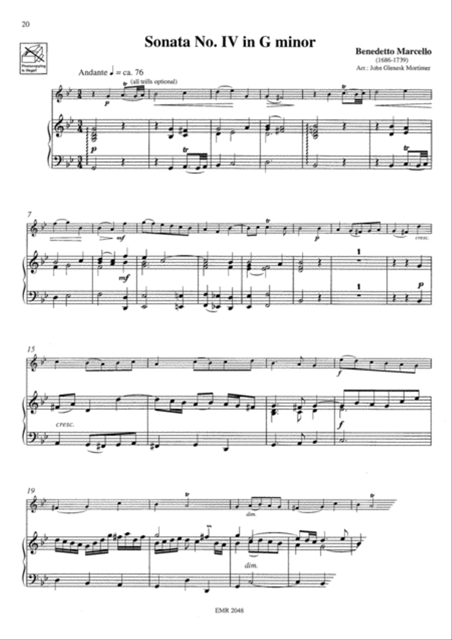 6 Sonatas Tenor Saxophone scores gallery preview page 6