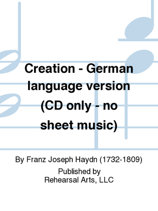 Creation - German language version (CD only - no sheet music)