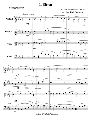 Bitten (Prayer)-Beethoven-String Quartet