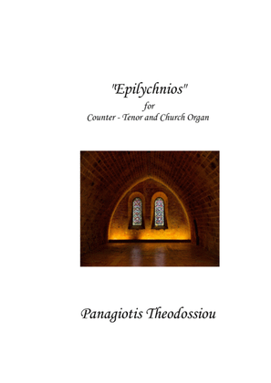 Book cover for "Epilychnios" for counter-tenor and church organ