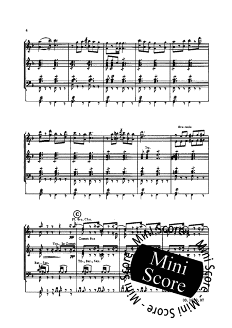 Prelude de L'Operette Prelude de L'Operette Concert Band scores gallery preview page 6