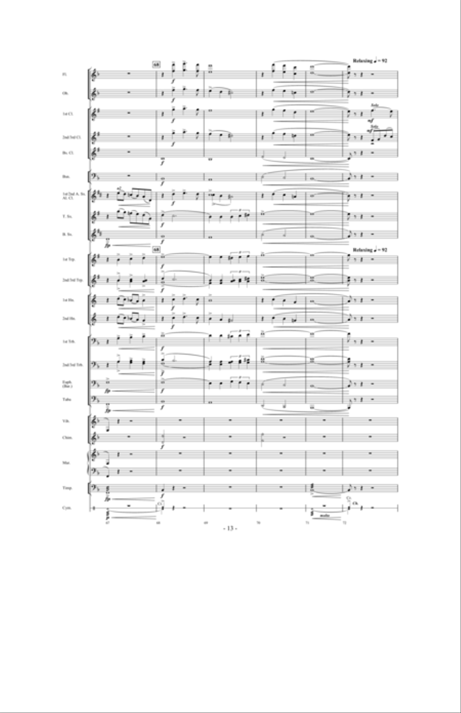 Purple Heart Concert Band scores gallery preview page 12