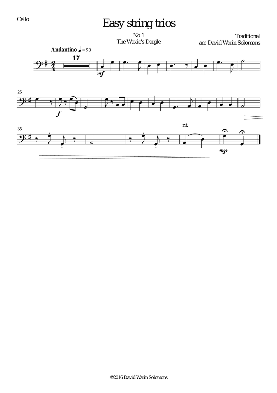 15 easy string trios String Trio scores gallery preview page 5
