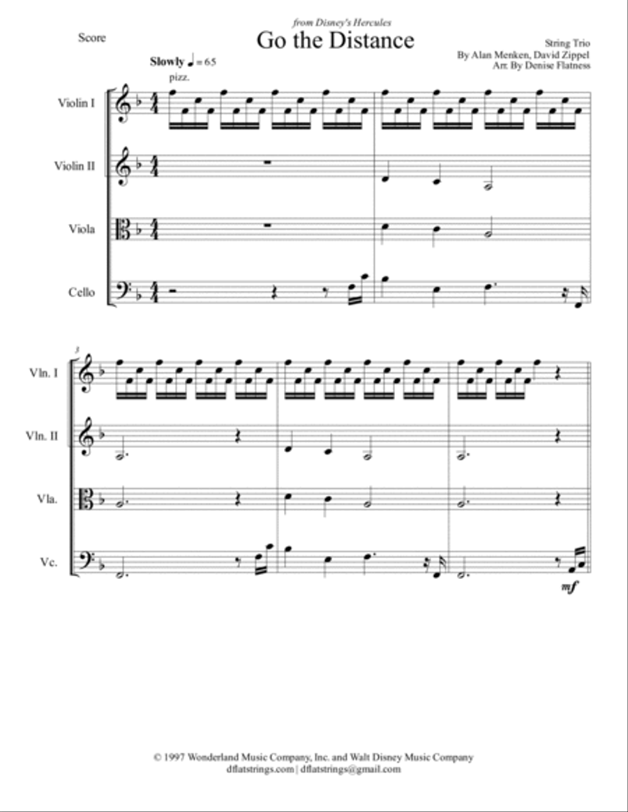 Go The Distance String Trio scores gallery preview page 2