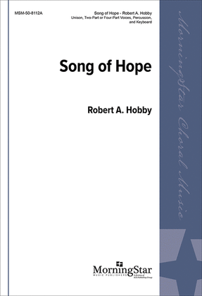 Book cover for Song of Hope (Choral Score)