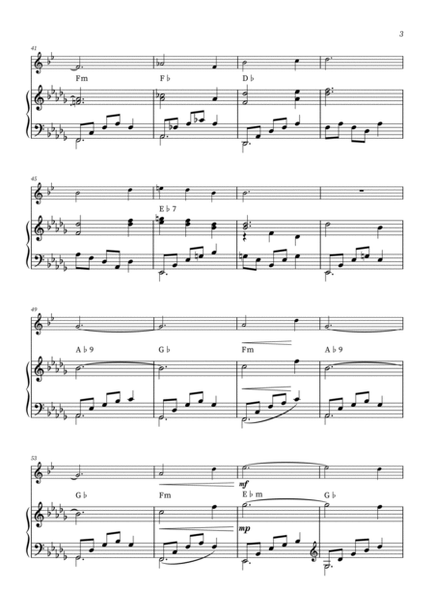 Clair de Lune - Alto Sax and Piano + CHORDS image number null