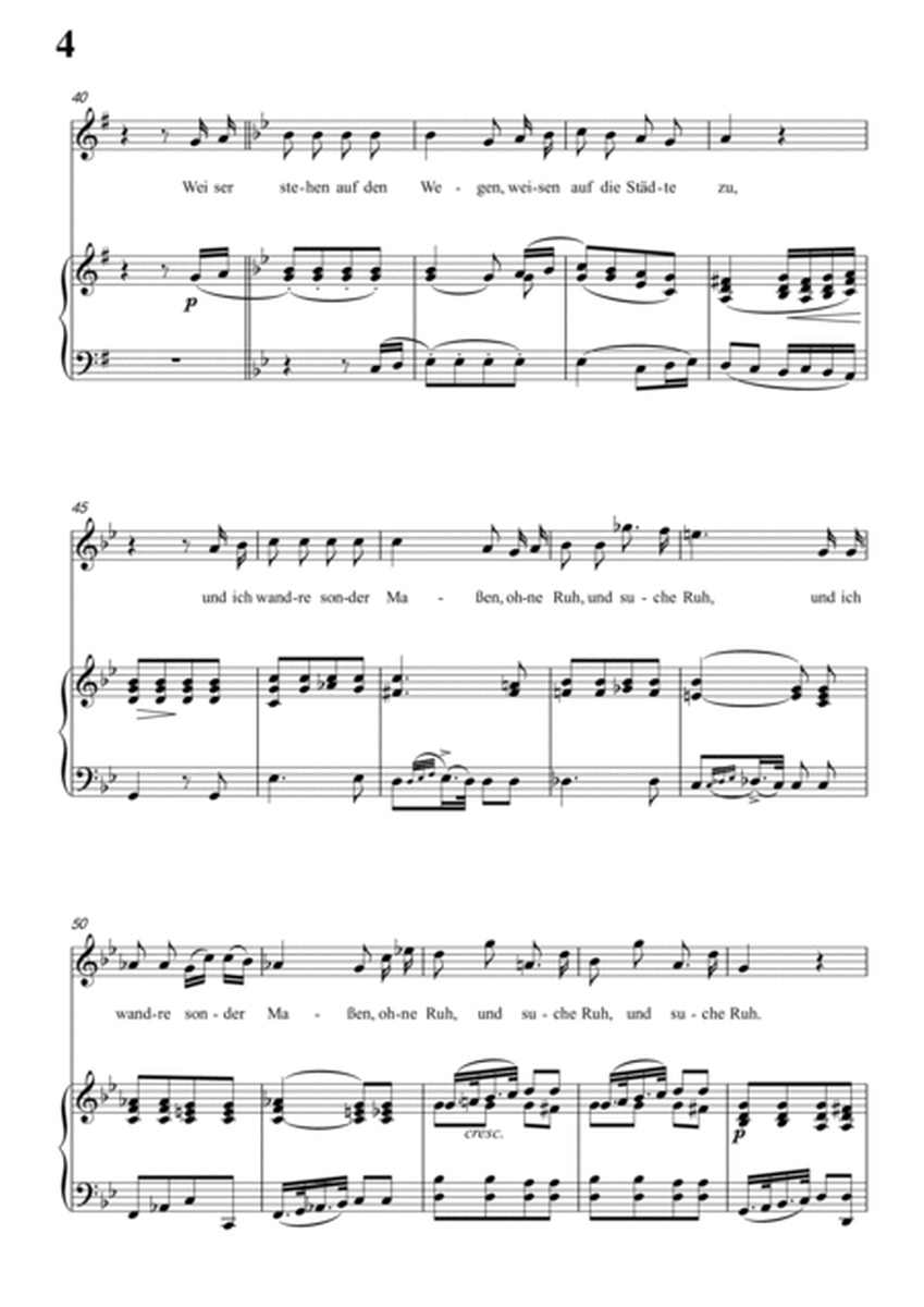 Schubert-Der Wegweiser,from 'Winterreise',Op.89(D.911) No.20 in g minor,for Vocal and Piano