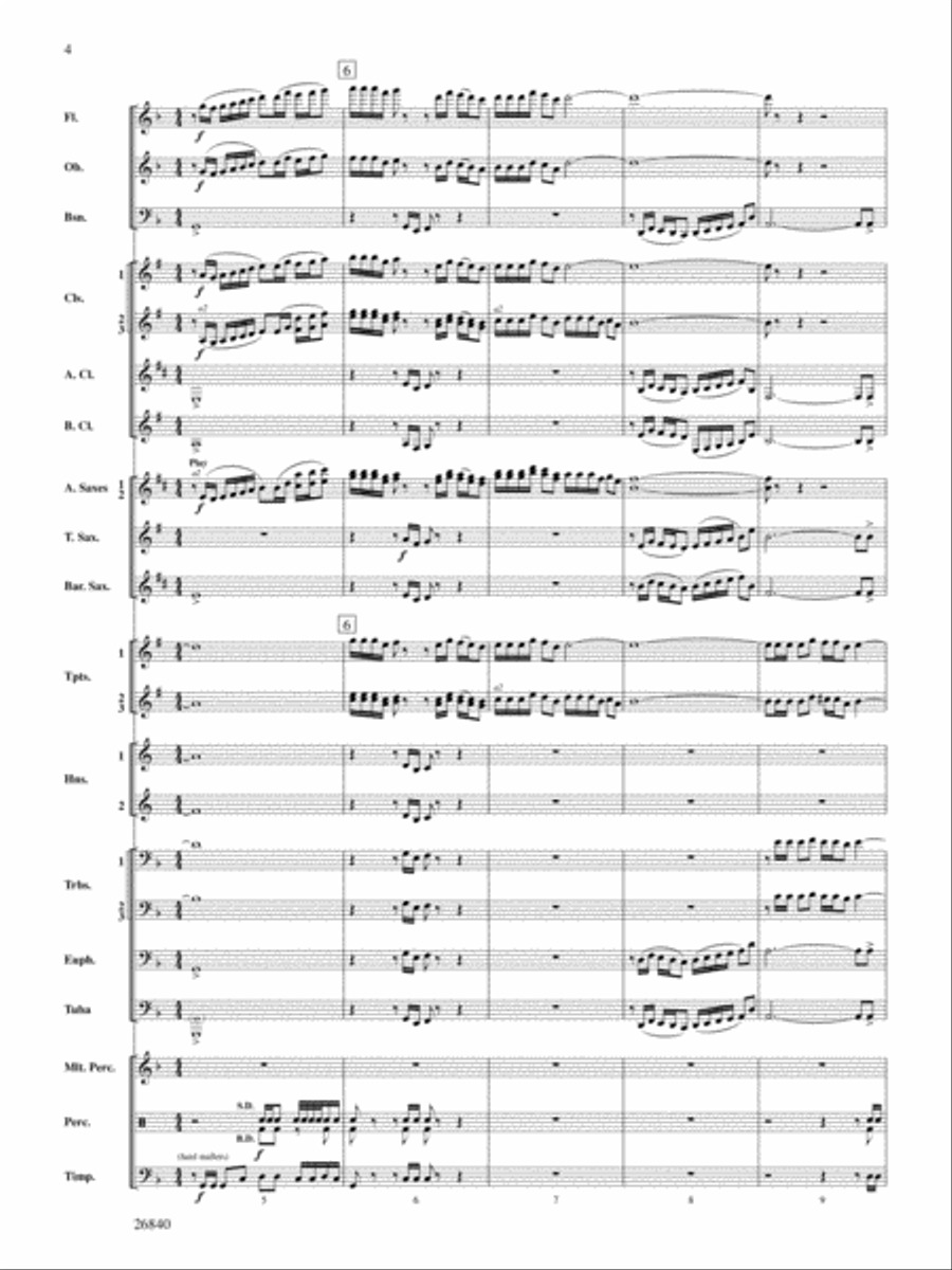 Tintagel Suite: Score Concert Band scores gallery preview page 4