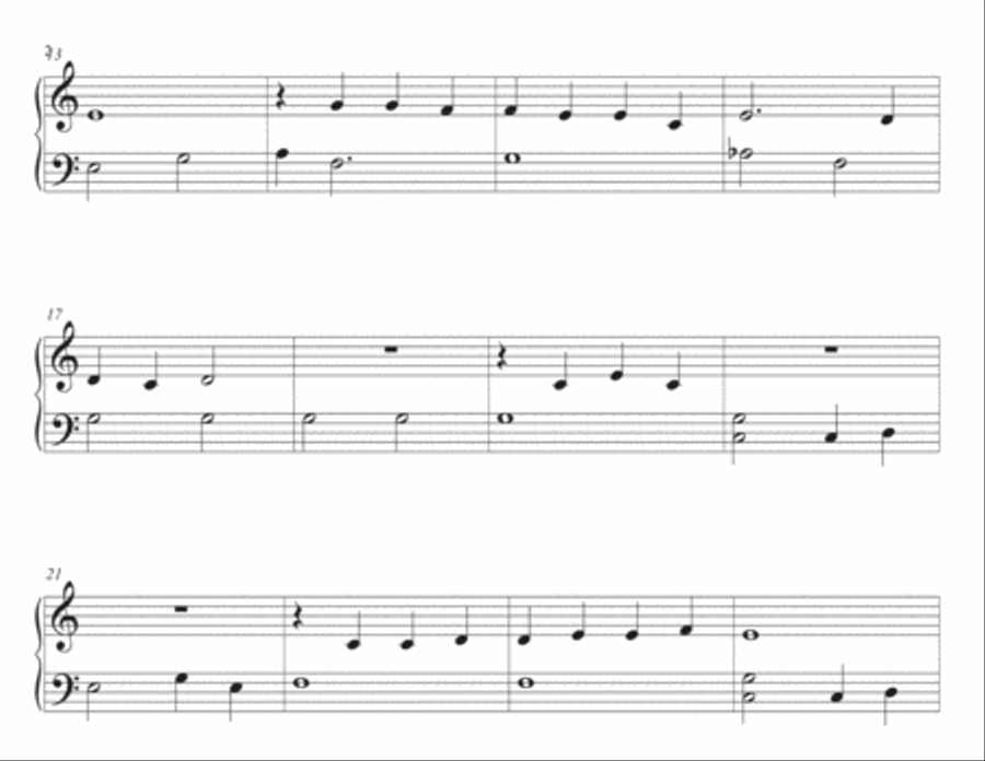 Remember Me (Lullaby) Easy Piano scores gallery preview page 2