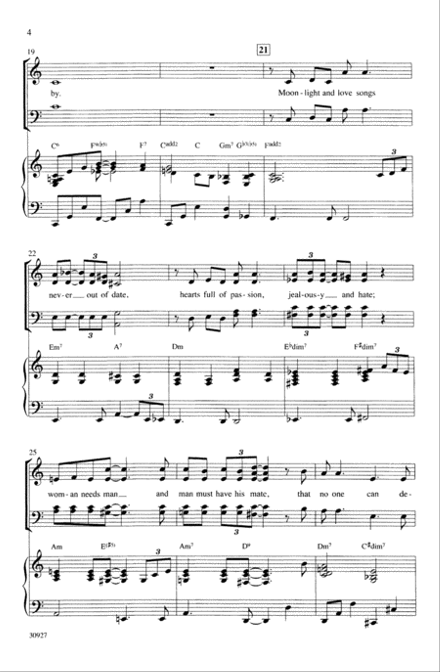 As Time Goes By Choir scores gallery preview page 3