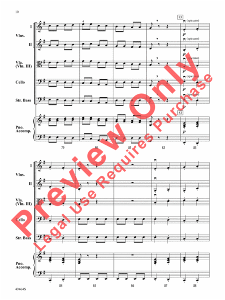 Spiccato Palooza! String Orchestra scores gallery preview page 11