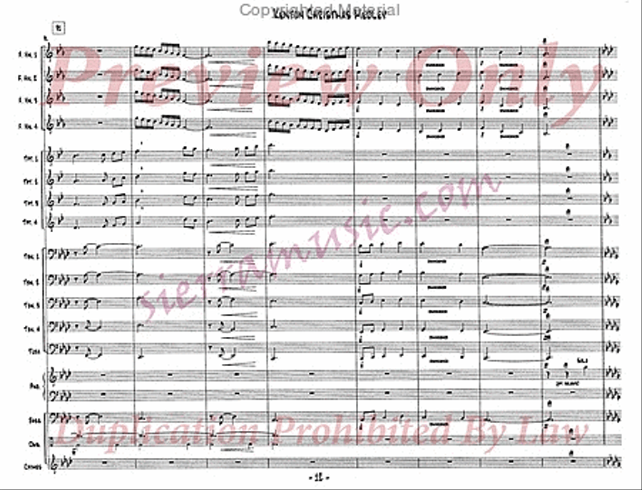 Christmas Medley Christmas Medley Jazz Ensemble scores gallery preview page 13