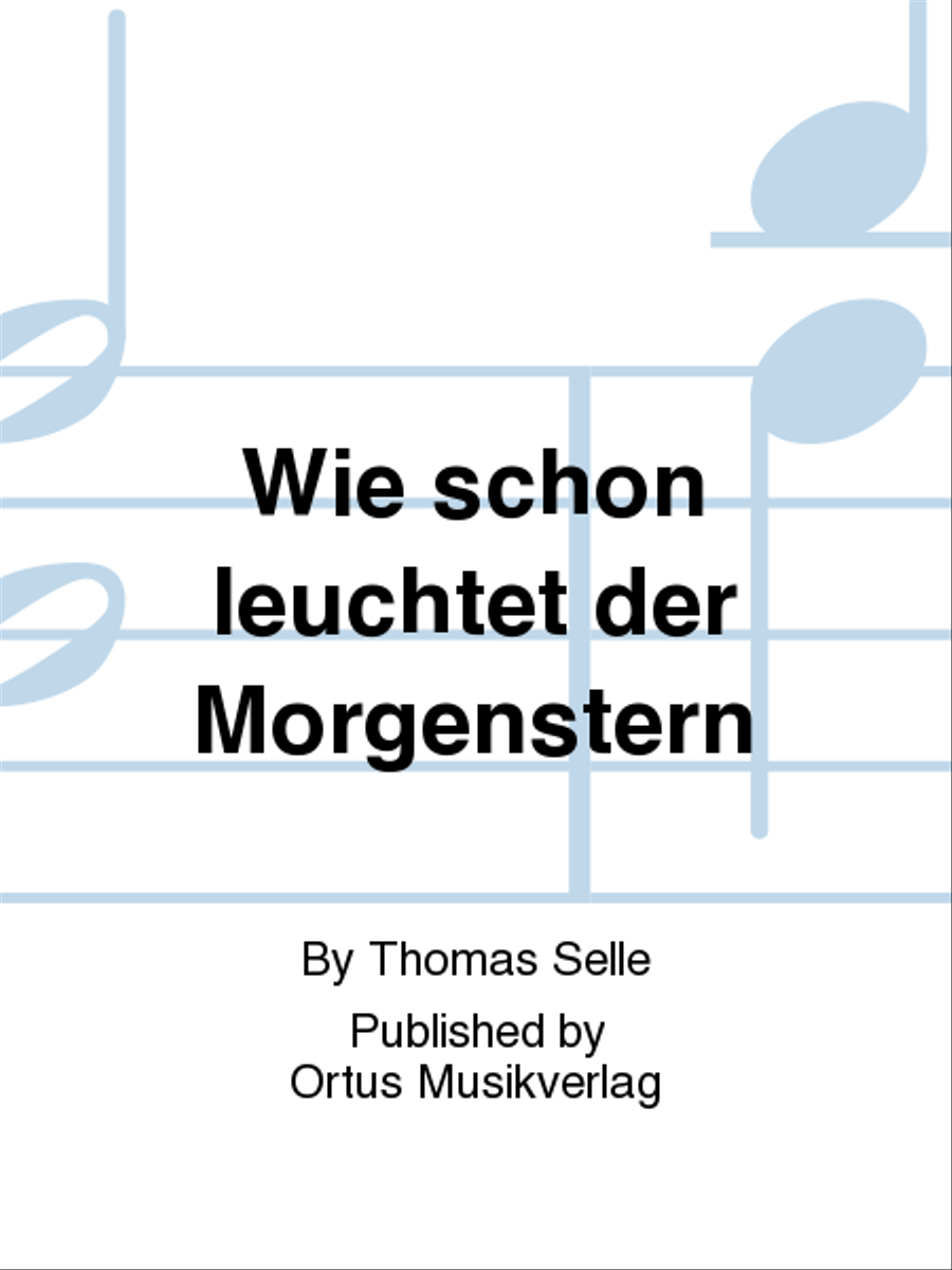 Wie schon leuchtet der Morgenstern Voice scores gallery preview page 1