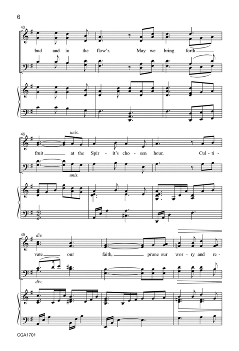 Within Us Flows a River - SATB image number null