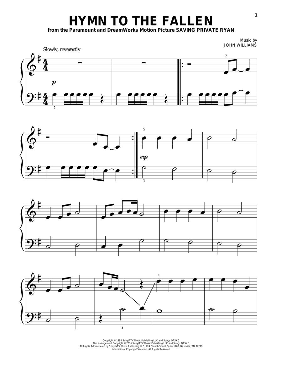 Hymn To The Fallen
