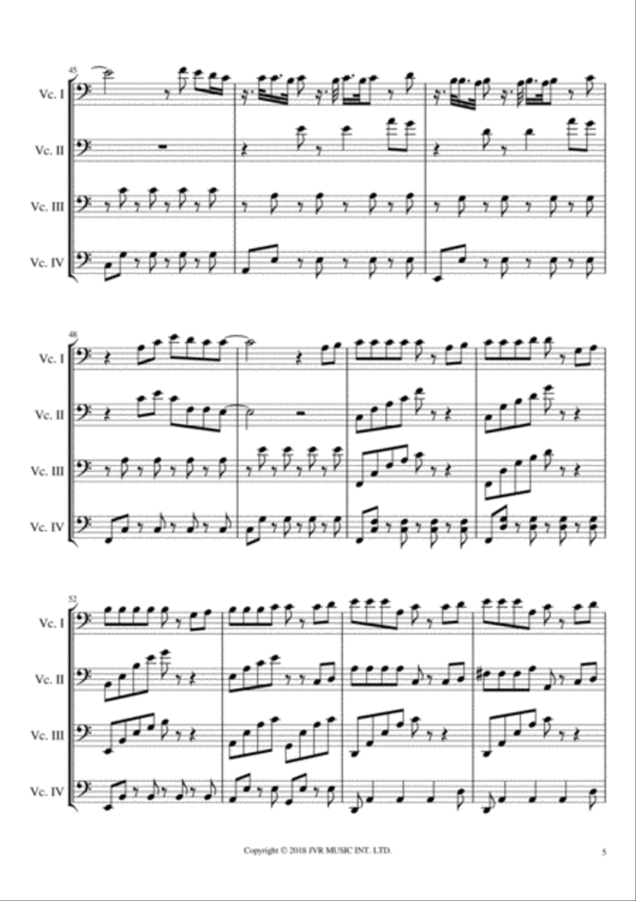 Gao Bai Qi Qiu Small Ensemble scores gallery preview page 5