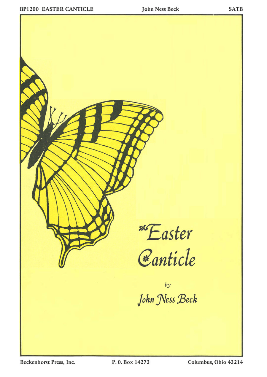 Easter Canticle 4-Part scores gallery preview page 1