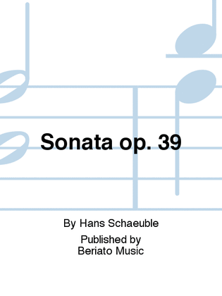 Sonata op. 39