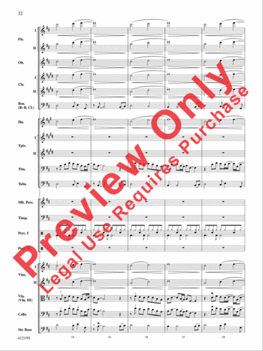 Led Zeppelin Reunion Full Orchestra scores gallery preview page 33