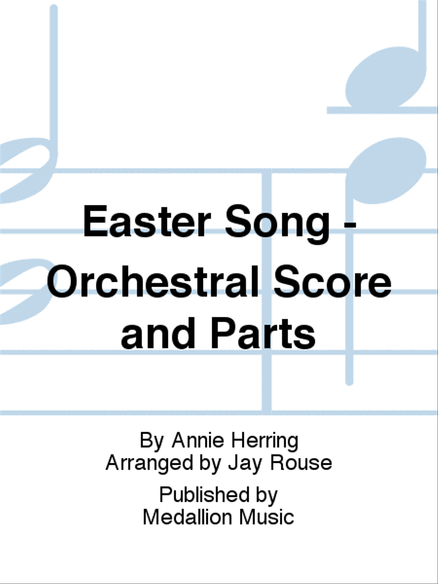 Easter Song - Orchestral Score and Parts Choir scores gallery preview page 1