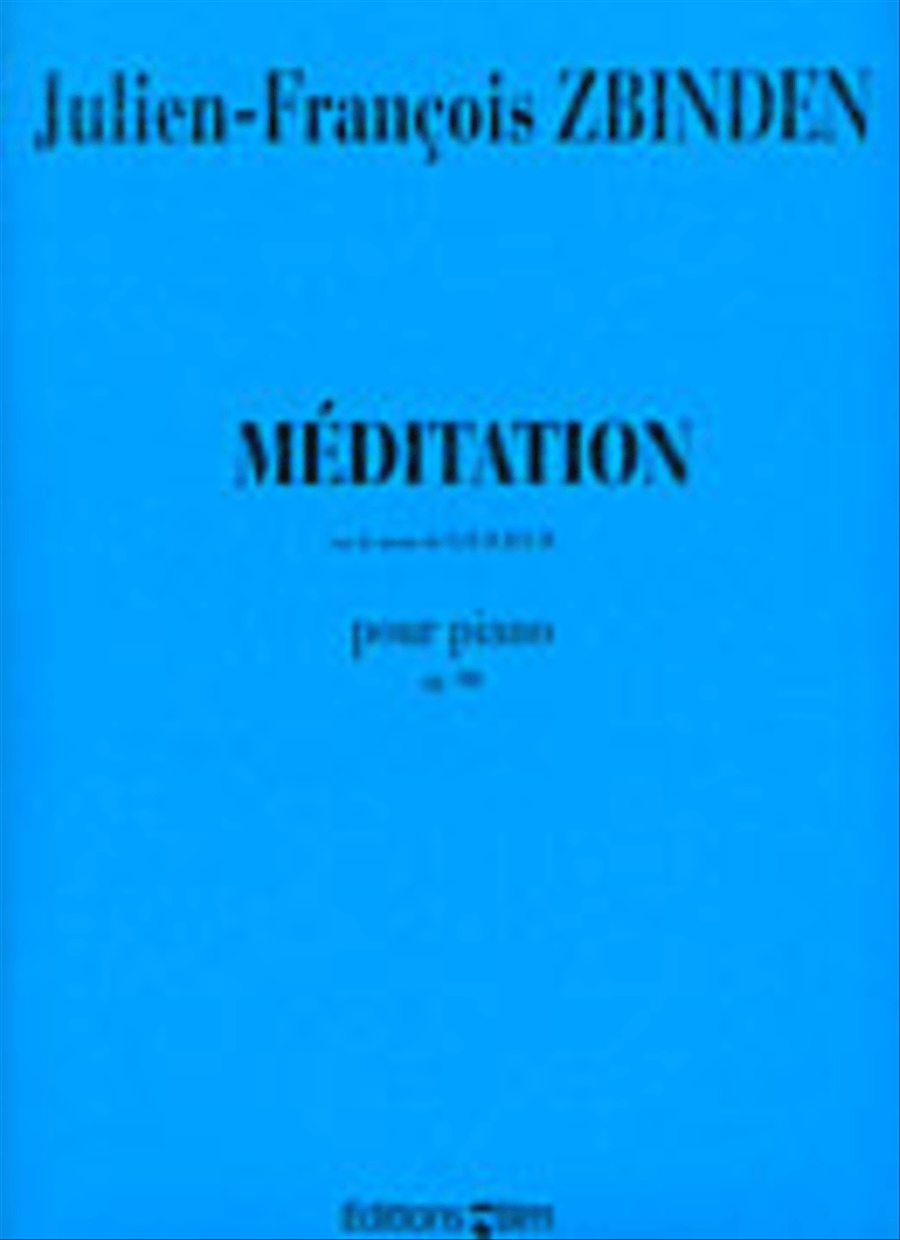 Méditation sur le nom de G.E.R.B.E.R. Piano Solo scores gallery preview page 1