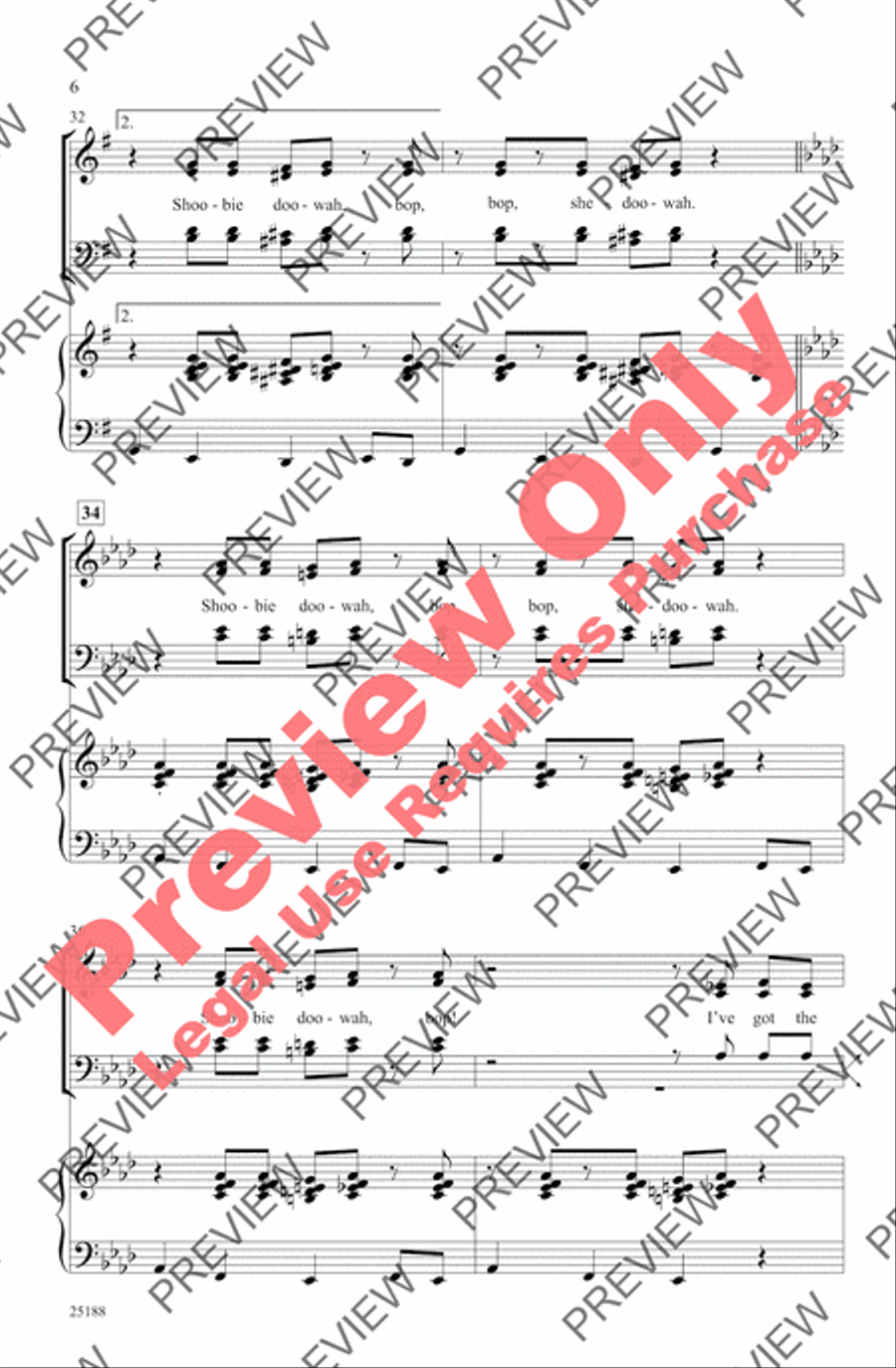 Perfect Christmas Night (from Dr. Seuss! How the Grinch Stole Christmas) 4-Part scores gallery preview page 6