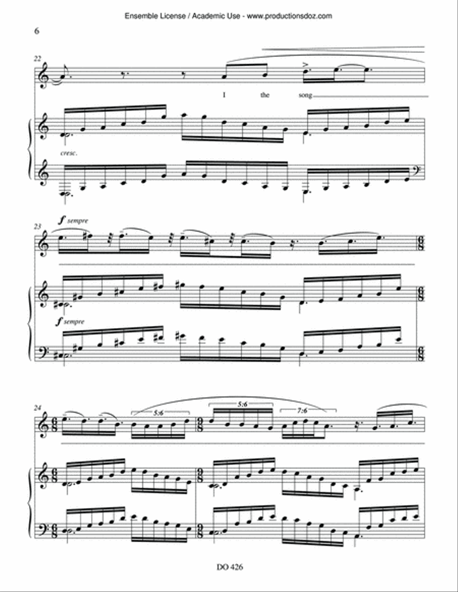 Like a String of Jade Jewels Voice Solo scores gallery preview page 6
