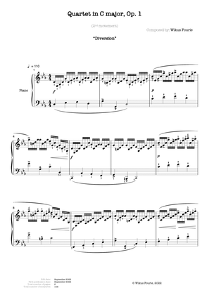 Quartet in C major, Op. 1 (2nd movement "Diversion")