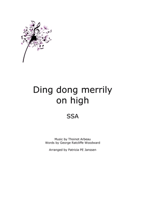 Ding dong merrily on high (SSA)