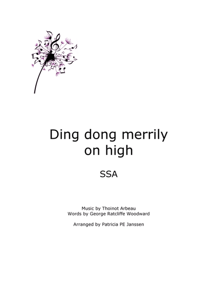 Ding dong merrily on high (SSA) image number null