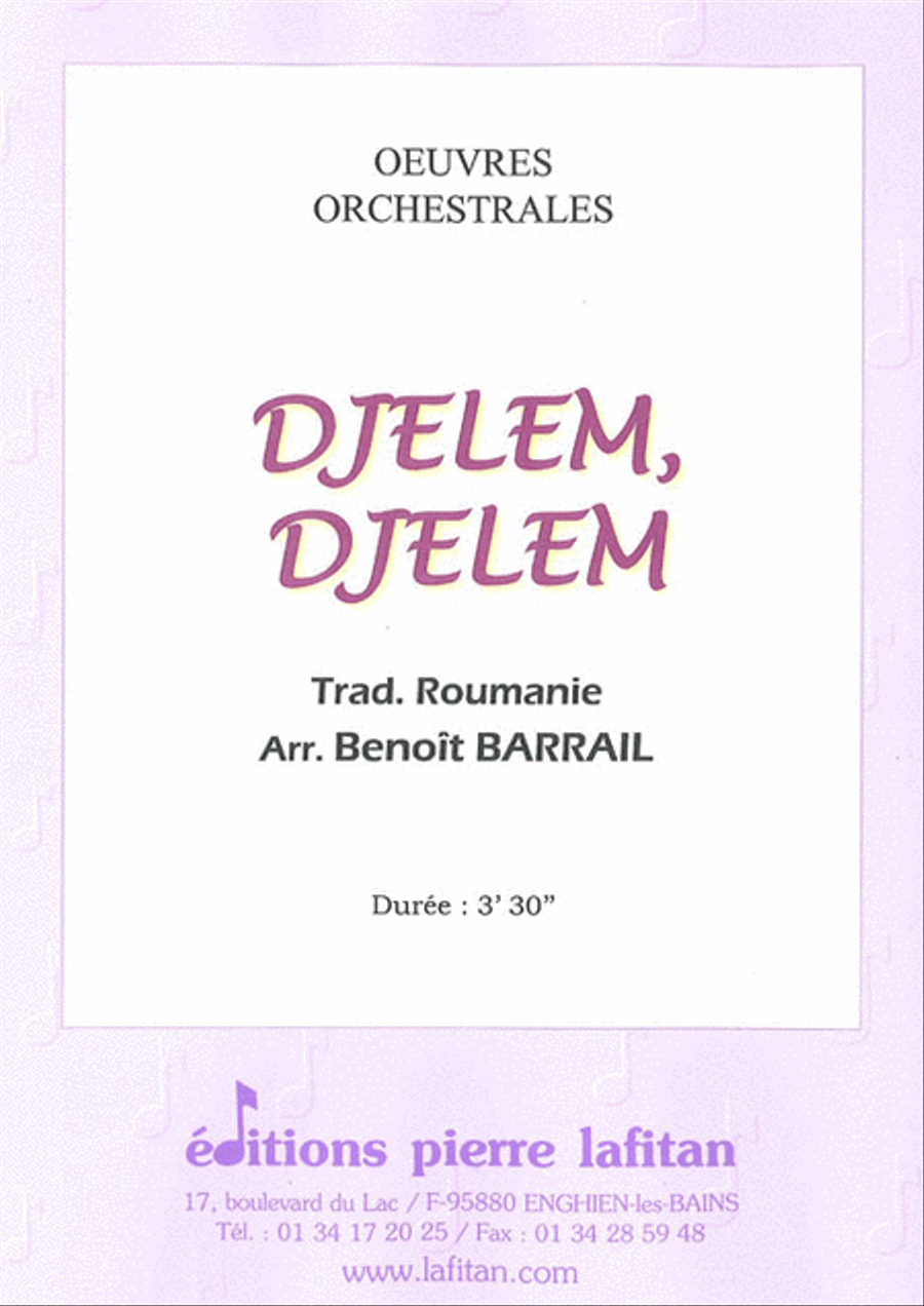 Djelem, Djelem (Arr. Benoît Barrail) Concert Band scores gallery preview page 1