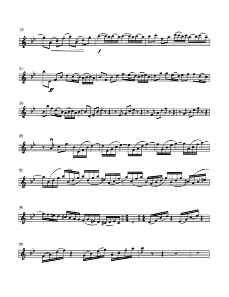 A BAROQUE CONCERTO for two violins and piano Violin Solo scores gallery preview page 5