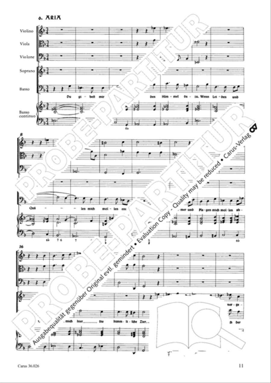 Now I indeed believe (Ich halte es dafur) Choir scores gallery preview page 12