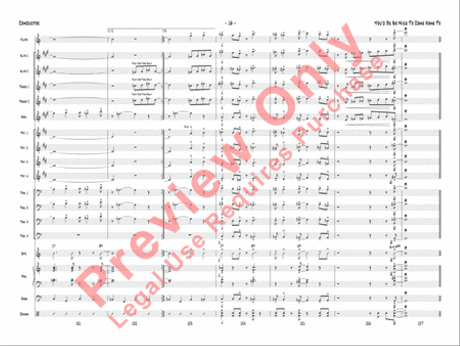 You'd Be So Nice to Come Home To Jazz Ensemble scores gallery preview page 19