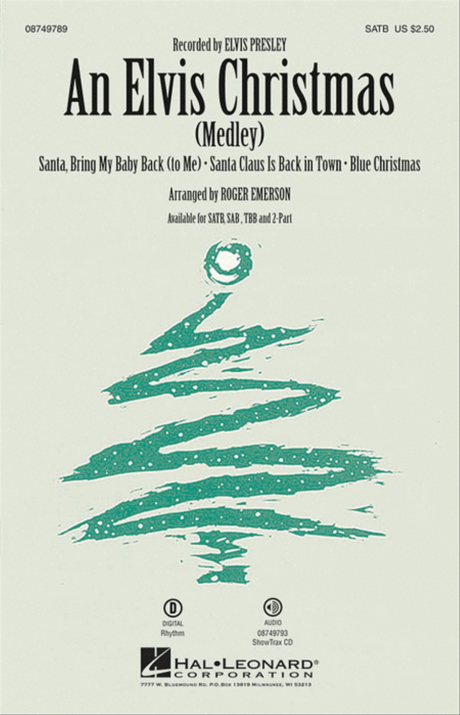 An Elvis Christmas 3-Part scores gallery preview page 1