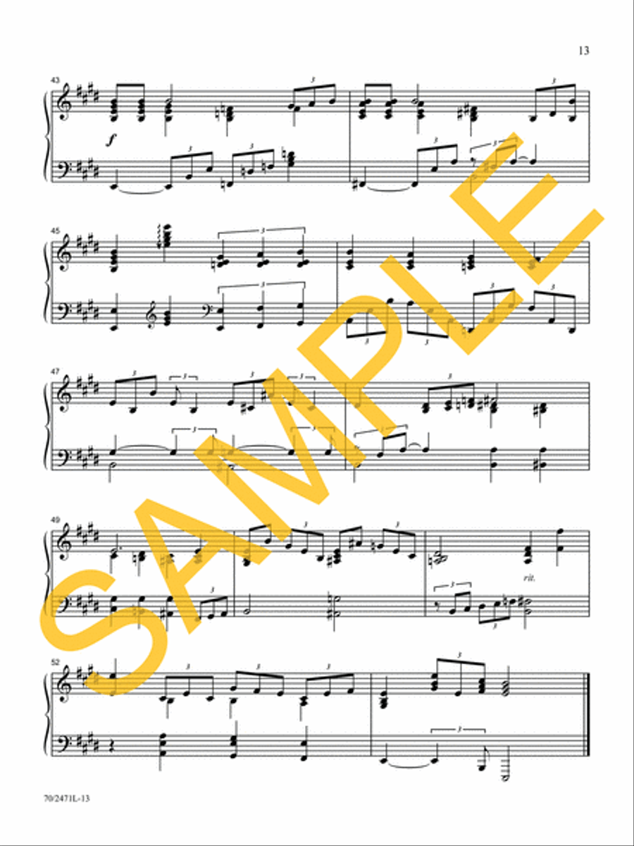 Through It All Piano Solo scores gallery preview page 10