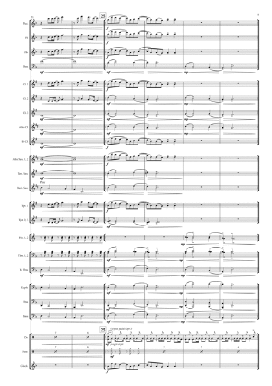 Green Garden Concert Band scores gallery preview page 5
